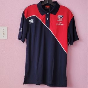 Canterbury USA Rugby  Polo SHIRT/ L.